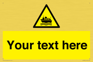 Custom warning ferries crossing vessels